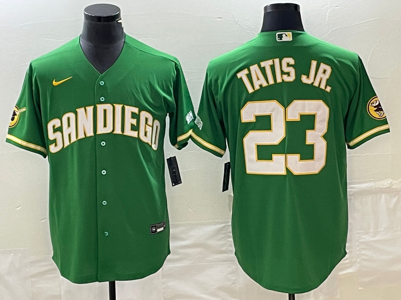 Men's San Diego Padres Fernando Tatis Jr. #23 Green Jersey